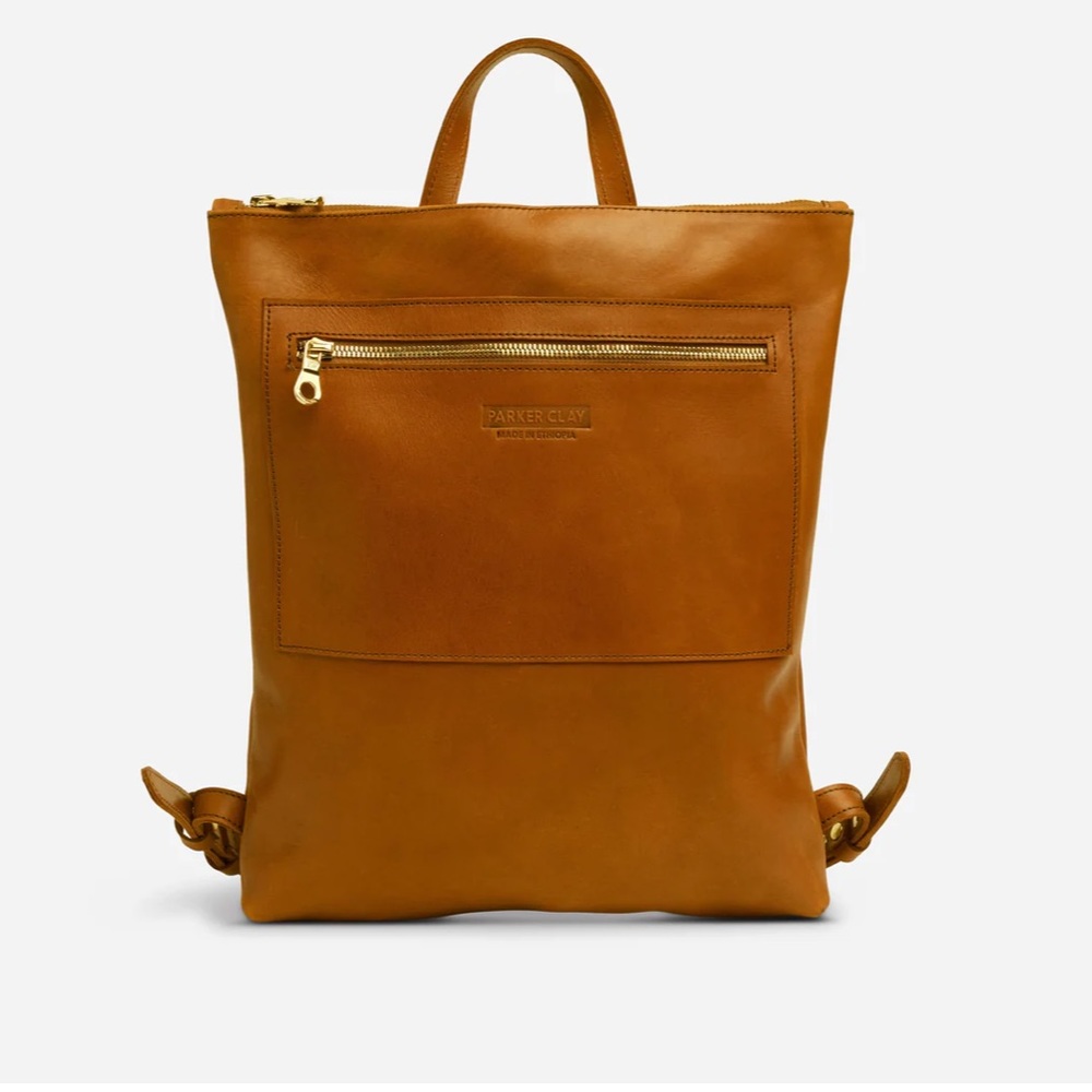 Parker Clay Miramar Backpack and matching clutch